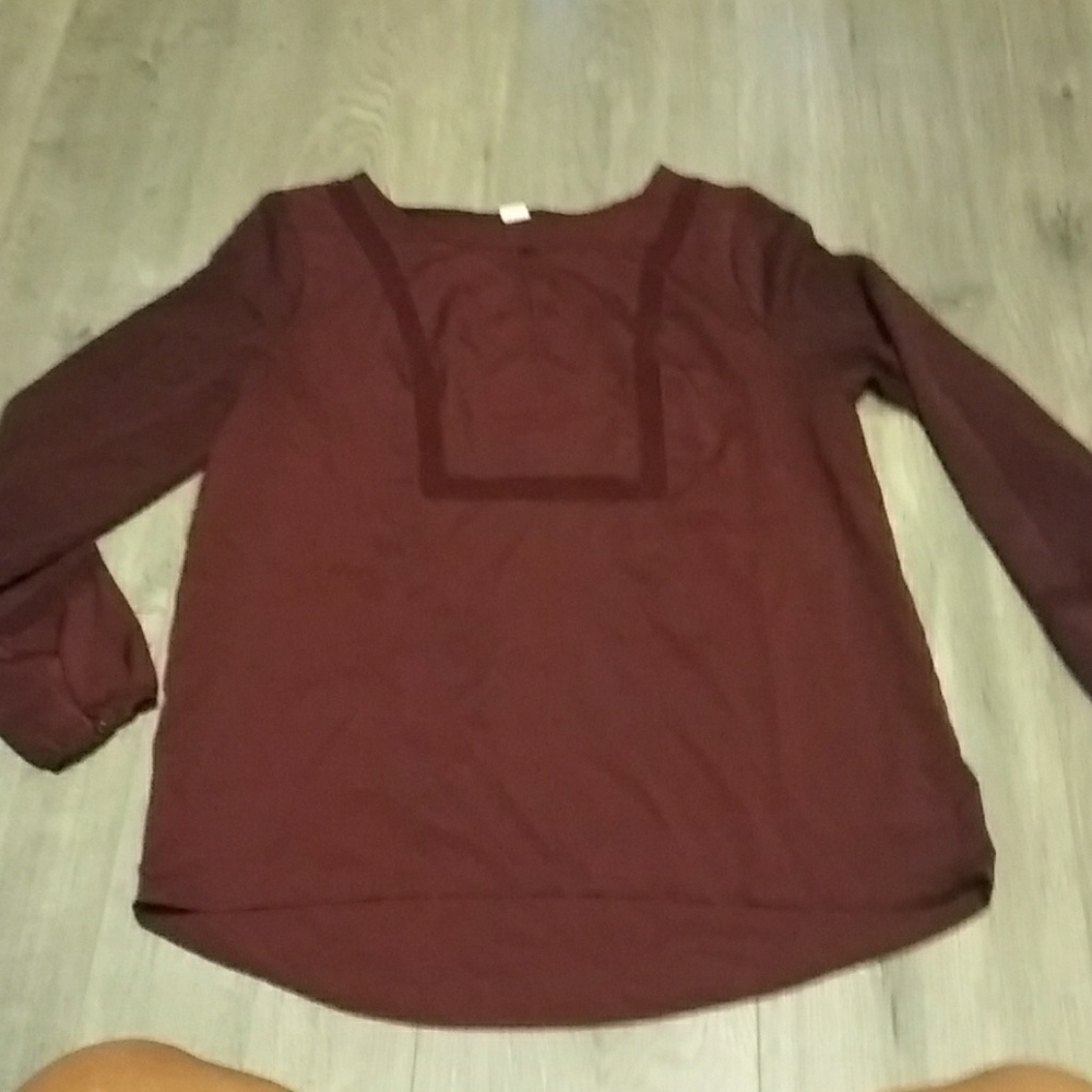 Long sleeve blouse